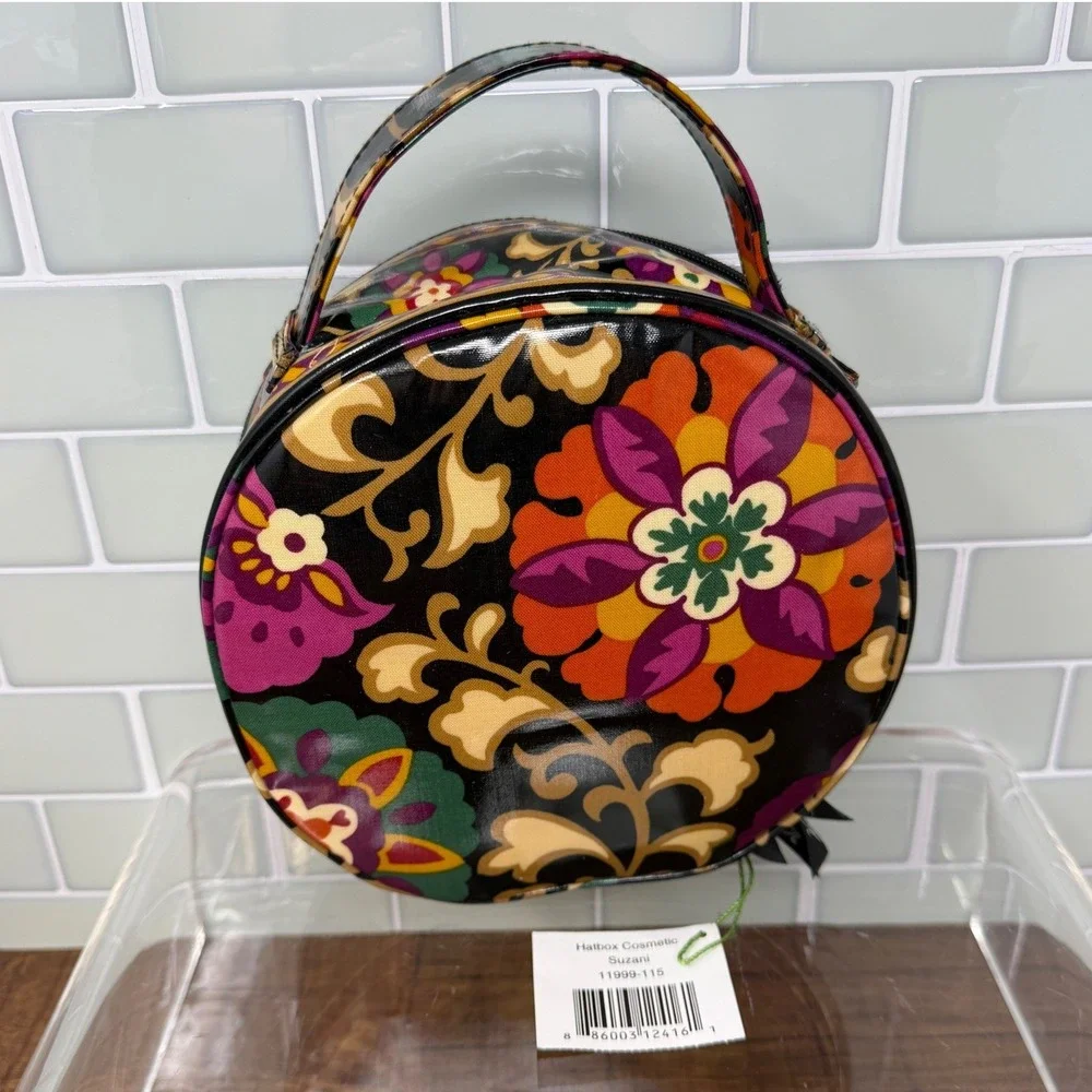 NWT Vera Bradley Hatbox Cosmetic Case in Suzani